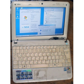 Нетбук MSI Wind U100 (Intel Atom N270 1.66Ghz /1024Mb DDR2 /120Gb /10" 1024x600) - Воскресенск