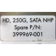 HP HD 250G SATA NLP Spare P/N 399699-001 (Воскресенск)