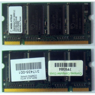 Модуль памяти 256MB DDR Memory SODIMM в Воскресенске, DDR266 (PC2100) в Воскресенске, CL2 в Воскресенске, 200-pin в Воскресенске, p/n: 317435-001 (для ноутбуков Compaq Evo/Presario) - Воскресенск
