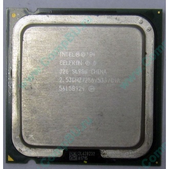 Процессор Intel Celeron D 326 (2.53GHz /256kb /533MHz) SL98U s.775 (Воскресенск)