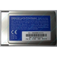 Сетевая карта 3COM Etherlink III 3C589D-TP (PCMCIA) без LAN кабеля (без хвоста) - Воскресенск